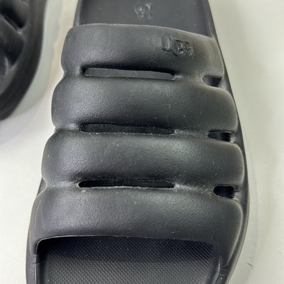 UGG women's Black Sport Yeah Comfort Slip on Slides Sandals - Picture 5 of 12